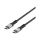 Manhattan USB-C to USB-C Cable (240W), 1m, Male to Male, Black Manhattan USB-C to USB-C Cable (240W), 1m, Male to Male, Black