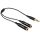 Delock Audio splitter miniphone stereo 3.5 mm male to 65356 Delock Audio splitter miniphone stereo 3.5 mm male to 65356
