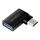 LogiLink USB adapter 24 pin USBC (M) angled to USB (F) AU0055 LogiLink USB adapter 24 pin USBC (M) angled to USB (F) AU0055
