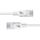 Lindy 1m Cat.6A U/UTP Ultra Slim Network Cable, Grey / 1 | 47582 Lindy 1m Cat.6A U/UTP Ultra Slim Network Cable, Grey / 1 | 47582