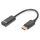 DIGITUS - Video adapter - DisplayPort (M) to HD | DB-340400-001-S DIGITUS - Video adapter - DisplayPort (M) to HD | DB-340400-001-S