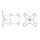 Manhattan TV & Monitor Mount, Wall, Fixed, 1 screen, Scr | 422840 Manhattan TV & Monitor Mount, Wall, Fixed, 1 screen, Scr | 422840