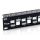 Equip 24-Port Keystone Cat.6A Shielded Patch Panel, Black 769324