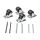 StarTech.com Heavy Duty Casters for Server Racks/Cabi | RKCASTER2 StarTech.com Heavy Duty Casters for Server Racks/Cabi | RKCASTER2
