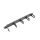 Lanberg AK-1202-B - Cable management panel - Black - Plastic - 1U Lanberg AK-1202-B - Cable management panel - Black - Plastic - 1U