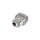 Lanberg KSF6-2000 - Flat - Stainless steel - RJ-45 - LSA - Female