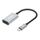 USB 3.2 Type-C Male to HDMI Female Converter, Active, Al | 153973
