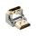 Lindy CROMO Down - HDMI right angle adapter - HDMI male t | 41505 Lindy CROMO Down - HDMI right angle adapter - HDMI male t | 41505