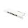 Alcasa GC-N0125 / Gigabit Ethernet / RJ-45 / Cat6 / White / Steel Alcasa GC-N0125 / Gigabit Ethernet / RJ-45 / Cat6 / White / Steel