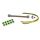 EQUIP GROUNDING SET, 6 CONNECTION POINTS, 220MM LONG EZG6