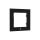 Shelly - Mounting frame - wall - 1 gang - black | Shelly_WF_1_s