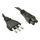Lindy - Power cable - IEC 60320 C5 to CEI 23-16/VII (M) - | 30408