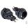 Alcasa PA-6002S / Type J (CH) / Type F / Black