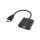 Conceptronic ABBY20B HDMI to VGA Adapter, 0.25 m, HDMI Type A (St Conceptronic ABBY20B HDMI to VGA Adapter, 0.25 m, HDMI Type A (St