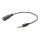 Gembird CCA-419 - Audio adaptor - 4-pole mini jack female to 4-po Gembird CCA-419 - Audio adaptor - 4-pole mini jack female to 4-po