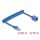 Delock RJ45 Coiled Cable plug to jack Cat.6 UTP 90364