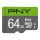 PNY Elite - Flash memory card - 64 GB - UHS-I | P-SDUX64U185GW-GE PNY Elite - Flash memory card - 64 GB - UHS-I | P-SDUX64U185GW-GE