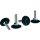 Rittal Rack leg leveller (pack of 4) for 4612000