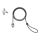 Compulocks Tbar Security Keyed Alike Cable Lock CL15KA Compulocks Tbar Security Keyed Alike Cable Lock CL15KA