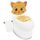 JAMARA My small Toilet Cat with flush sound and Toilet paper holder
