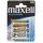 MAXELL BATTERIES AA LR-6 SUPER 4PK BLIST