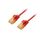 Equip Cat6A U UTP Slim Patch Cable, 1.0m, Red 626203