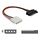 Delock Power cable SATA power (M) to 4 PIN internal power 60115