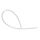 Alcasa KAB-25T48 / Releasable cable tie / Nylon / Transparent / 2