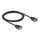 Delock Serial cable DB9 (M) to DB9 (F) 2 m thumbscrews, 87834