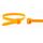 WKK - Plastic cable ties - Orange - 100x2,5mm - 100 pieces