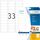 HERMA Inkjet labels A4, 63,5 x 25,4 mm, white, 8837