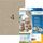 HERMA Labels made of silphie paper A4, 105 x 148 mm, natural-brown 10756
