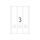 HERMA Removable file spine labels A4, 61 x 297 mm, white,  10185