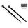 Alcasa KAB-20S48 / Releasable cable tie / Nylon / Black / 200 mm