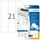 HERMA Paper permanent adhesive matt white 67 x 38 mm 420 4431