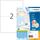 HERMA Premium Paper matte permanent selfadhesive white 4249