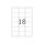 HERMA Removable labels A4, 63,5 x 46,6 mm, white