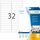 HERMA Removable labels A4, 96 x 16,9 mm, white