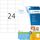 HERMA PREMIUM labels A4, 70 x 37 mm, white, white, 4390
