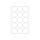HERMA Permanent adhesive white 32 mm round 480 label(s) 2270