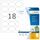Removable labels A4, 63,5 x 42,3 mm, white