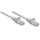 Intellinet Cat6 U/UTP Network Patch Cable 0.5 m Gray RJ45 to RJ45