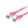 Equip CAT 6 S/FTP Patch Cable 15 cm Pink