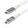 StarTech.com 1m USB4 USB-C Cable 80Gbps 240W White