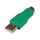 StarTech.com GC46MF PS/2 Mouse to USB-A Adapter Female to Male Green
