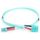 DIGITUS DK-2532-01/3 OM3 LC-SC Duplex Fibre Optic Patch Cable 1m Aqua