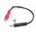 StarTech.com 6in Stereo Audio Y-Cable Black