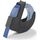 DYMO 520106 3D Embossing Tape White on Glossy Blue 9mm x 3m