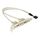 Delock USB Panel 10 pin to 2x USB A, 30 cm