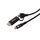 equip 2-in-1 USB-C to USB-C + HDMI Cable 1m 100W 4K60 Black